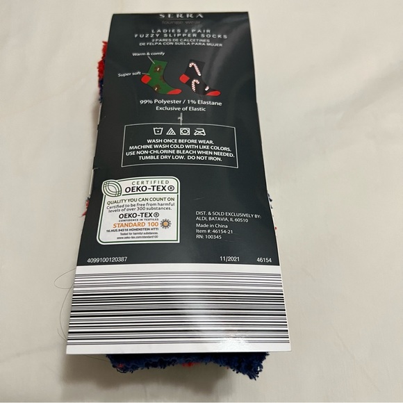 SERRA LOUNGE WEAR LADIES SOCKS - Picture 2 of 5